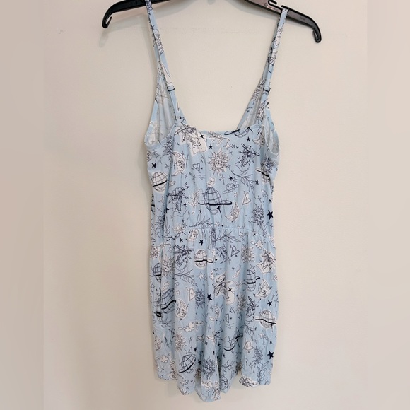 Meundies Romper, Full Moon print by Girl Knew York, Small - Picture 3 of 10